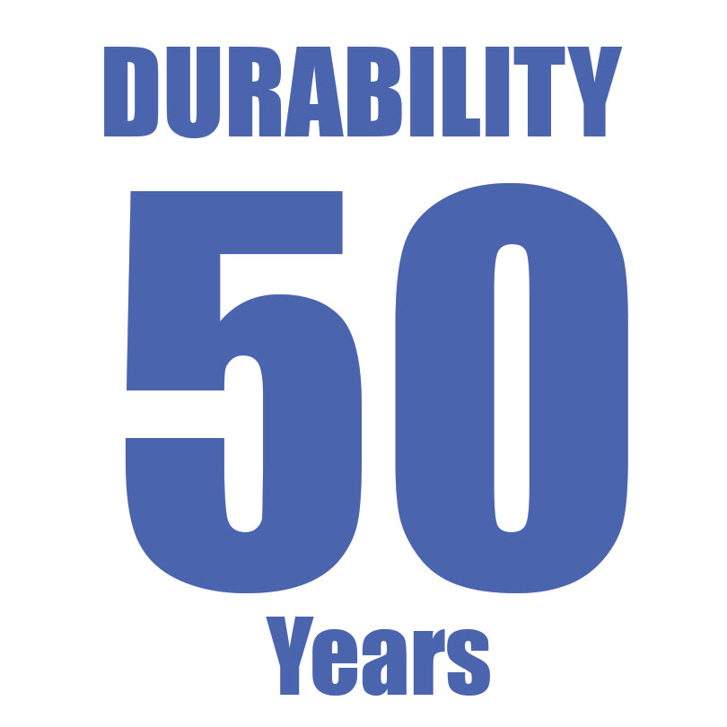 Durability 50 years