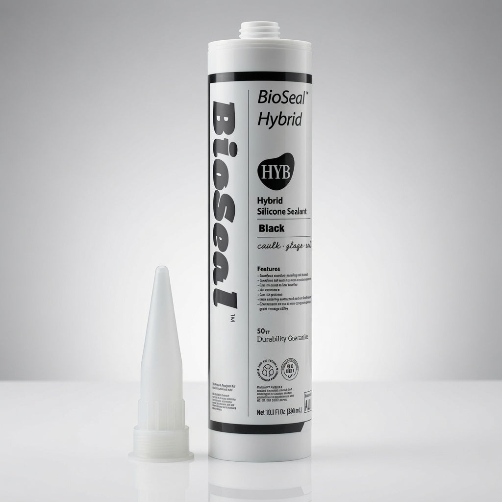 Black Hybrid BioSeal Silicone Sealant Caulk