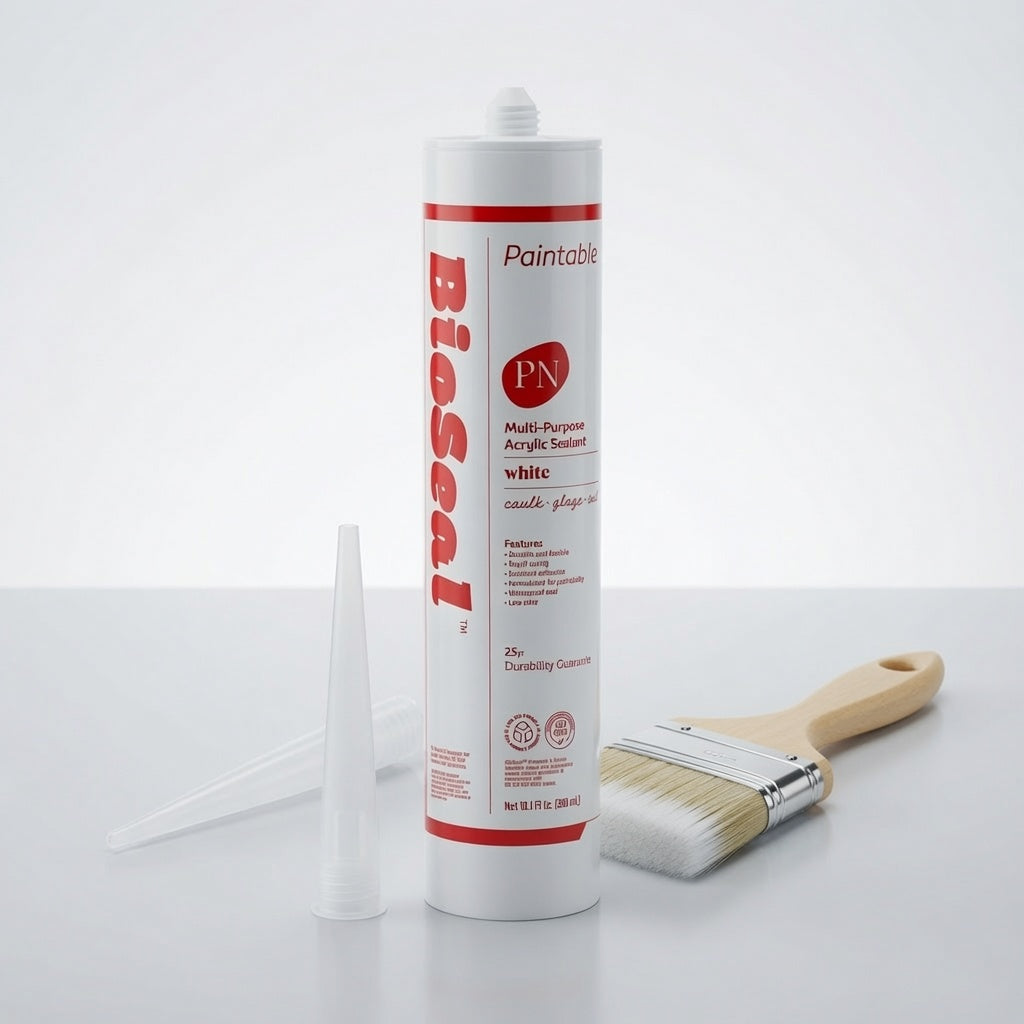 White Acrylic Paintable Bioseal Caulking