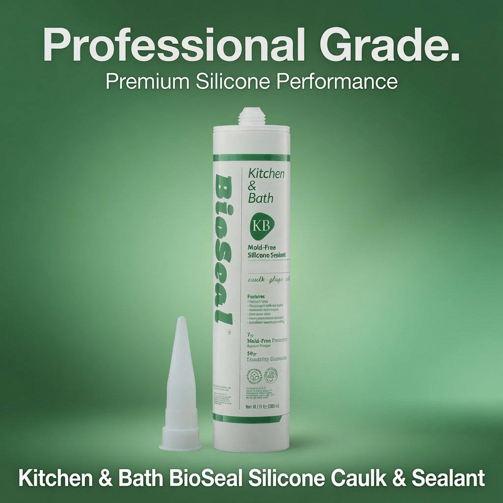 Clear Kitchen & Bath BioSeal Silicone Caulk & Sealant