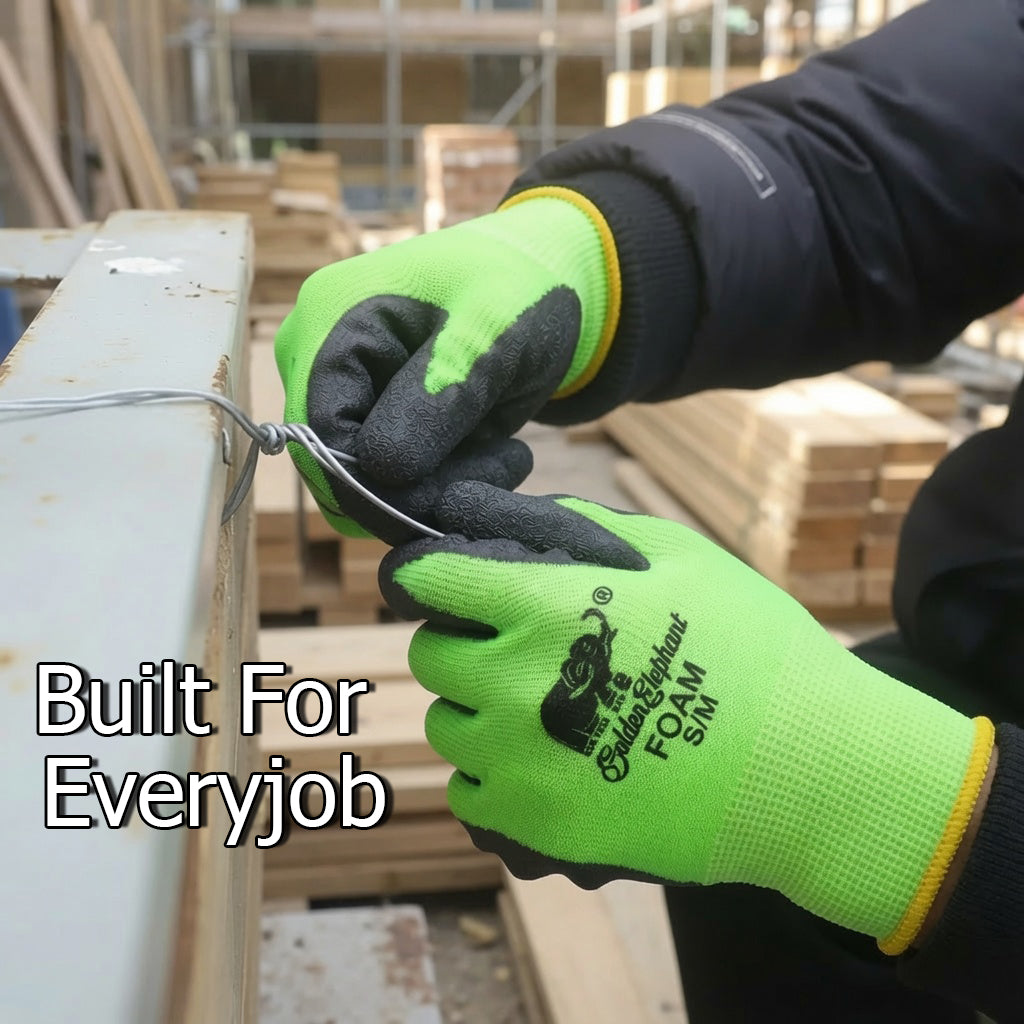 3000 Pairs Heavy Duty Work Gloves Bulk Pack – Anti-Slip Coated Grip for Construction, Gardening, Warehouse & Industrial Use