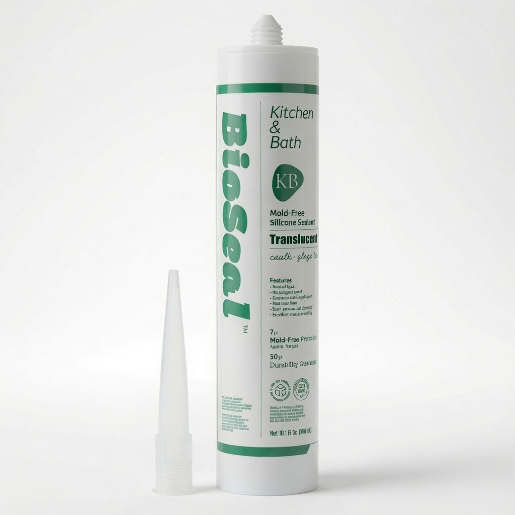 Translucent Kitchen & Bath BioSeal Silicone Caulk & Sealant